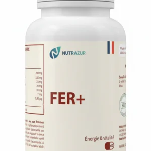 Fer+ – Énergie & vitalité (60 gélules)